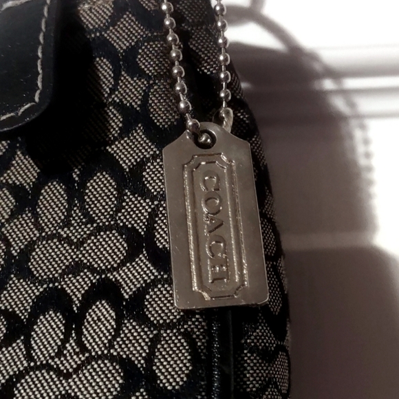 Coach Mini C Signature Demi Baguette Purse Shoulder Bag - Picture 4 of 9